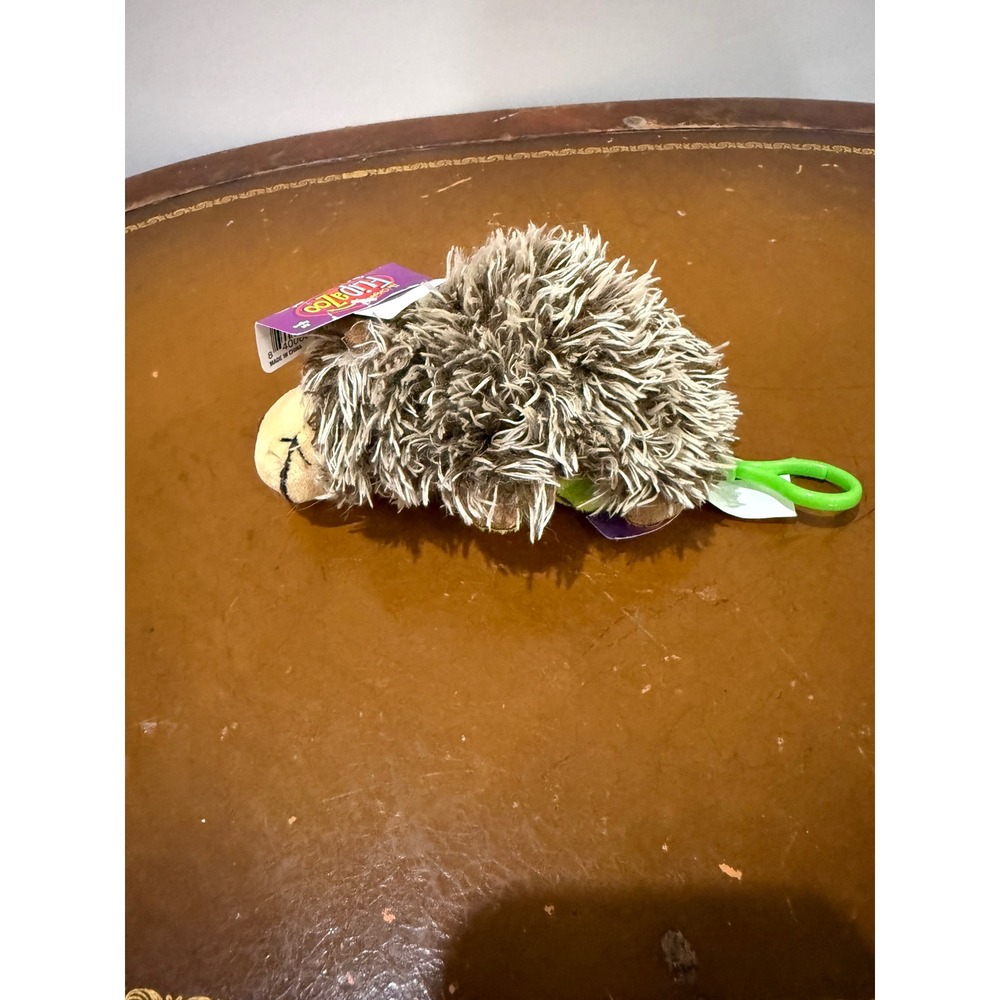 Flipazoo Plush Clip On Kids 5" Brown Green New Reversible Hedgehog Turtle Toy